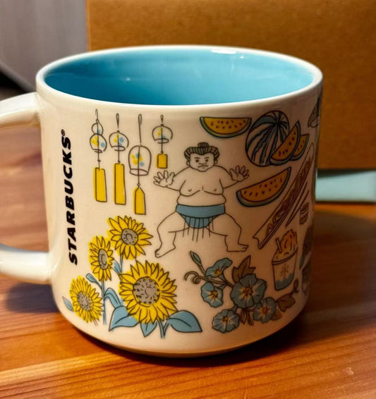 BTS 夏日星巴克马克杯