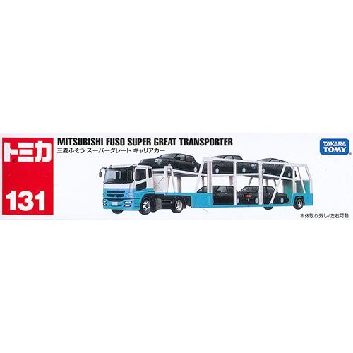 Tomica Long Type No.131 Mitsubishi Fuso Super Great Car Carrier