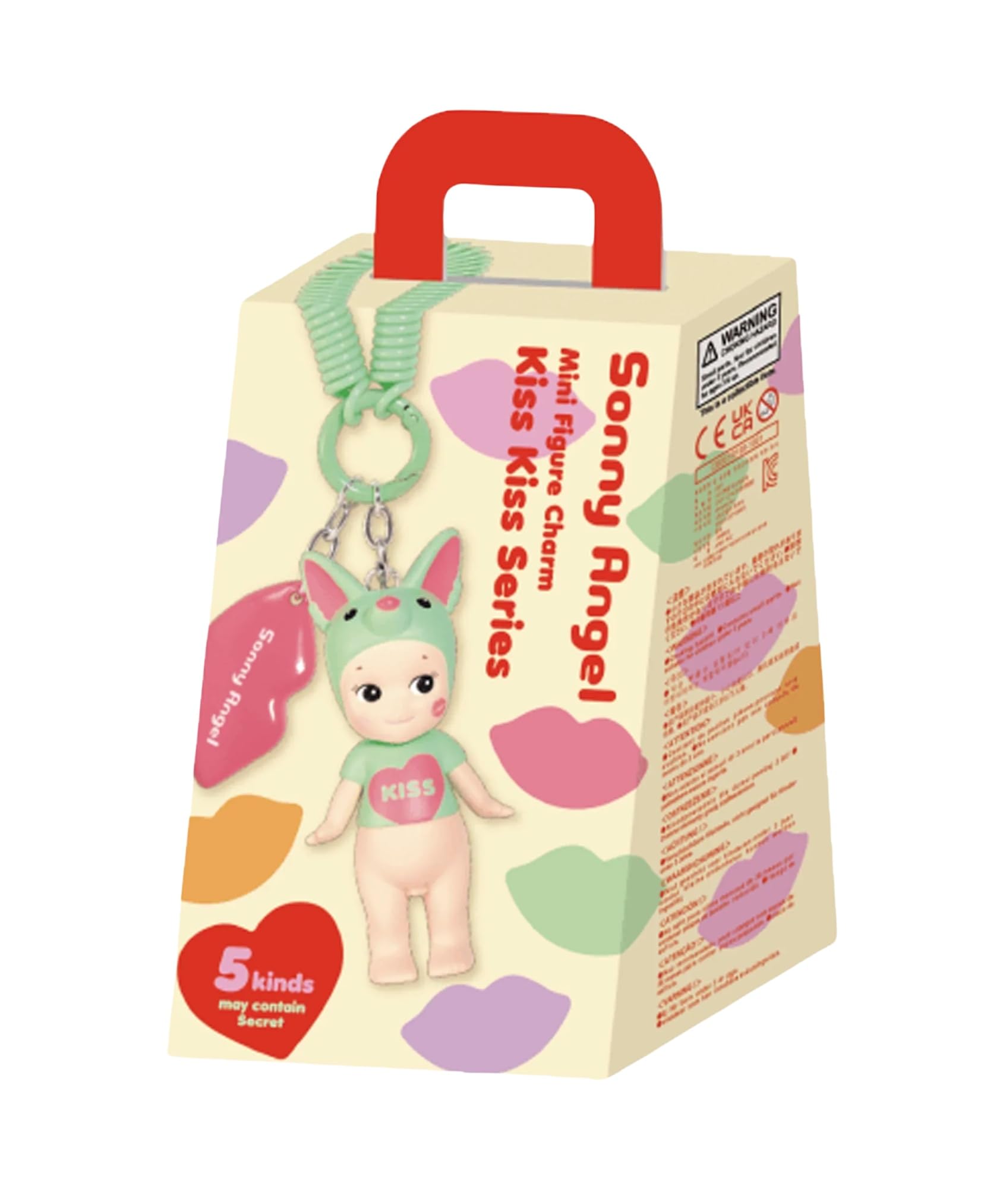 sonny angel valentine's day kiss series pendant