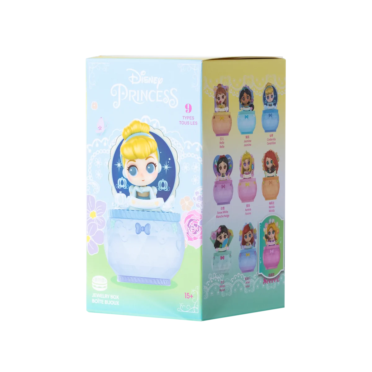 MINISO x Dinsey 公主梦幻花礼系列盲盒手办