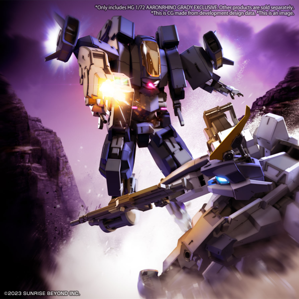 BANDAI HG 1/72 AARONRHINO GRADY EXCLUSIVE