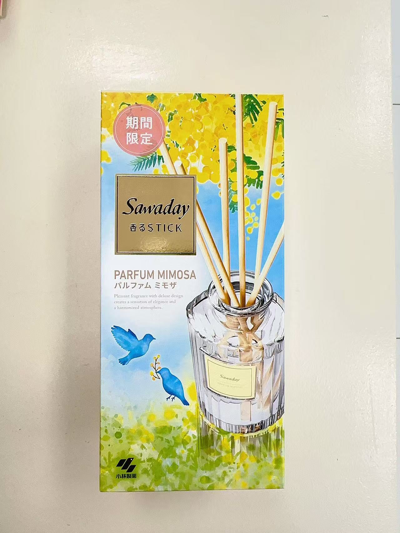 Kobayashi Pharmaceutical Mimosa Aromatherapy Sawaday Fragrant Stick Parfum mimosa 70mL