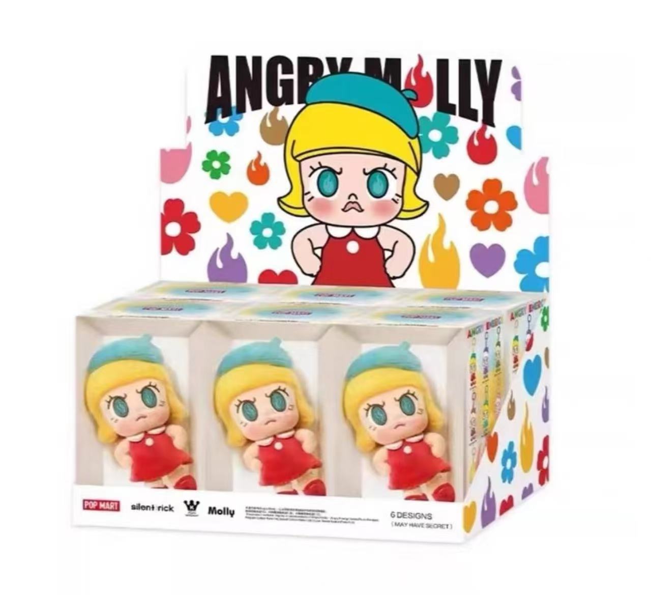 POP MART angry molly毛绒挂件盲盒
