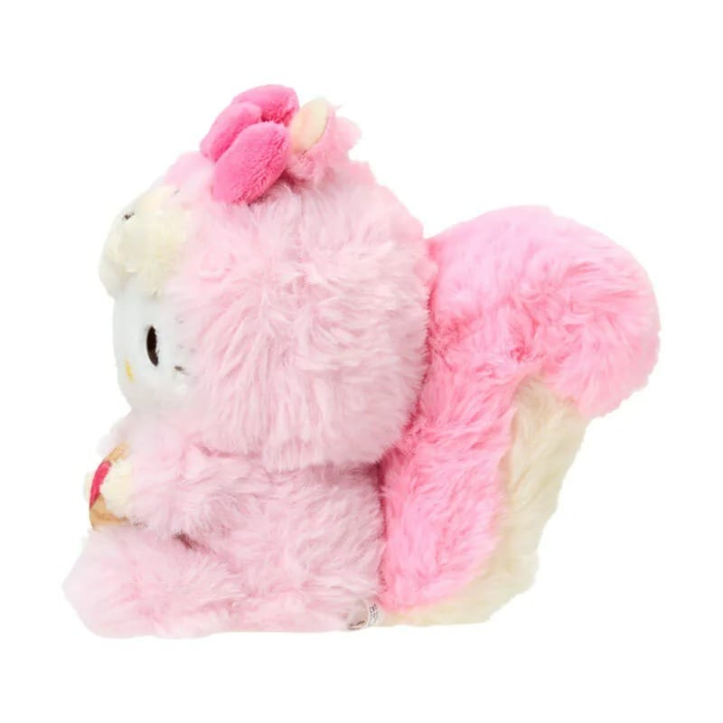 Japan Sanrio Furry Squirrel Series-Hello Kitty