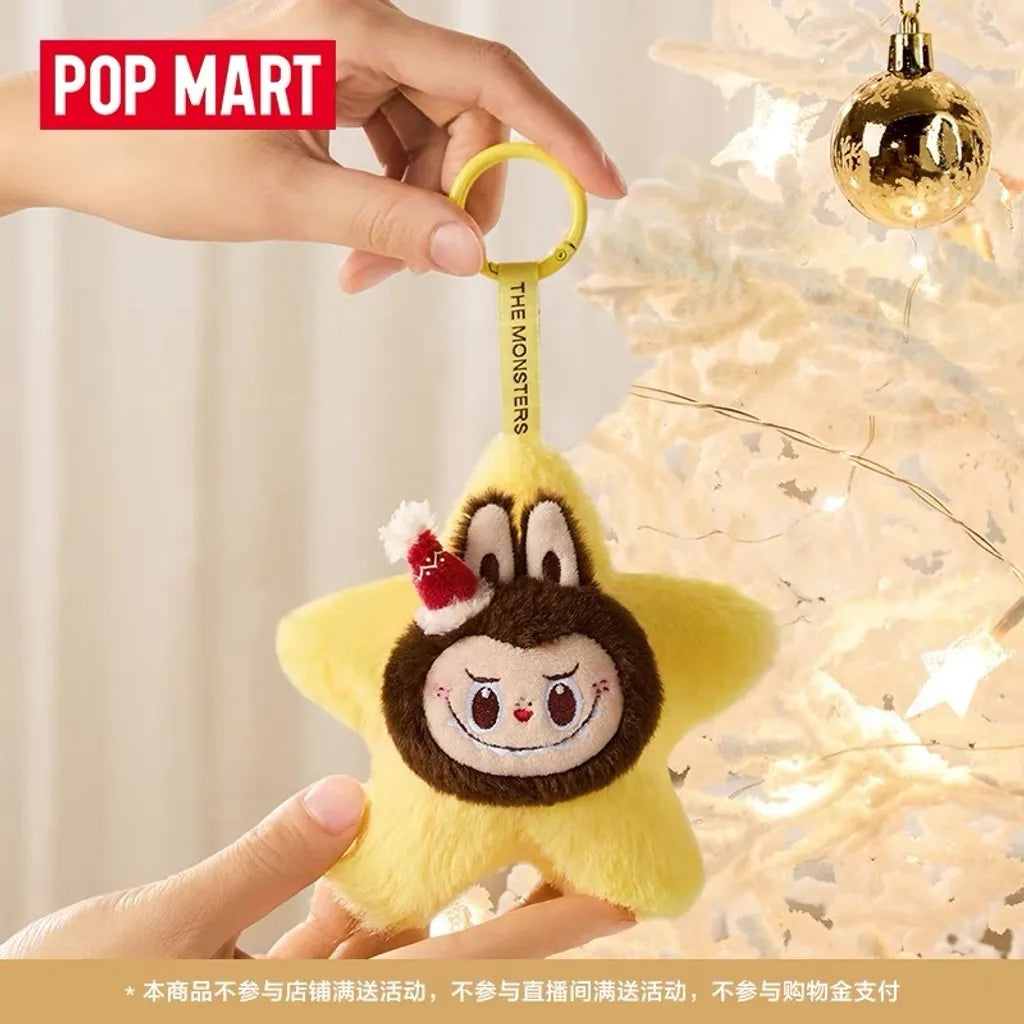 POP MART the monsters shiny star plush pendant blind box