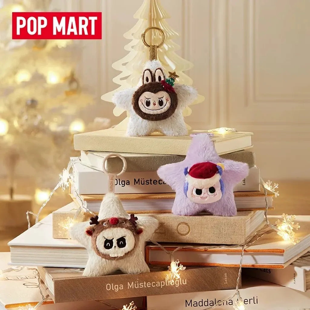 POP MART the monsters shiny star plush pendant blind box