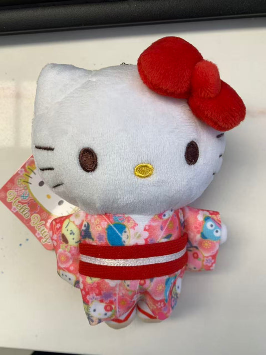 日本限定红色和服Hello kitty挂件