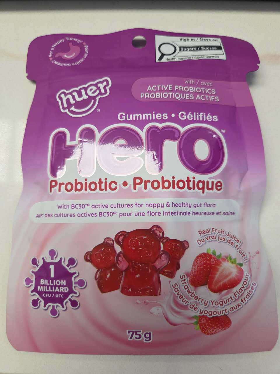Huer Hero 小熊益生菌软糖 - 两种味道