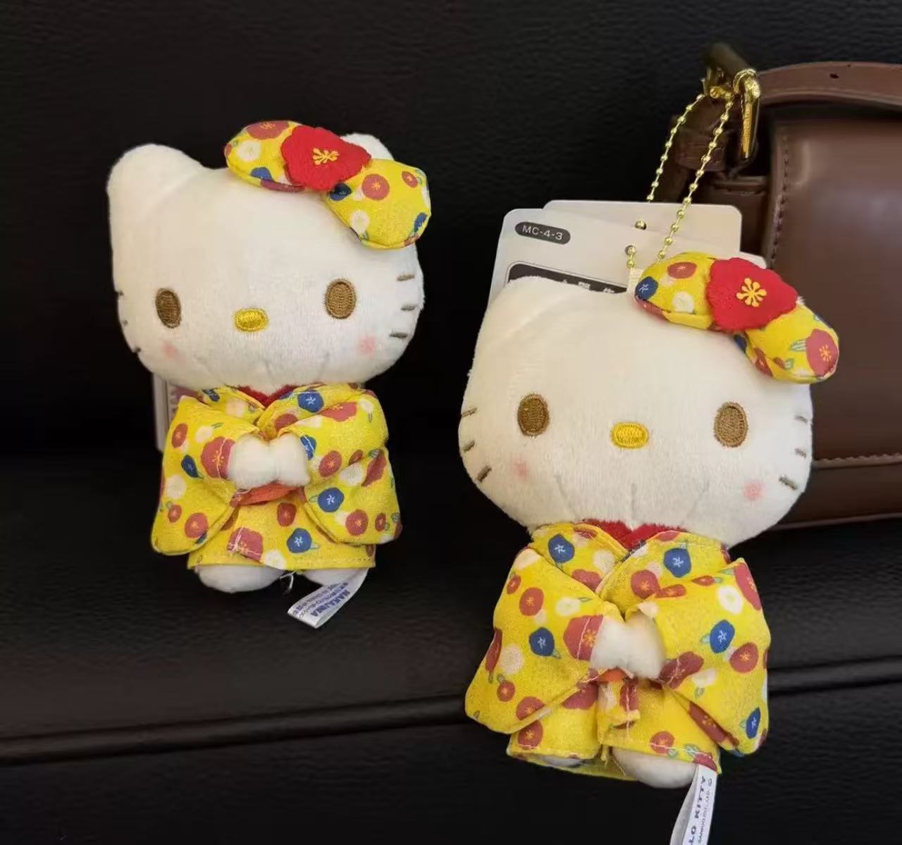 三丽鸥和服HelloKitty挂件（黄色款）