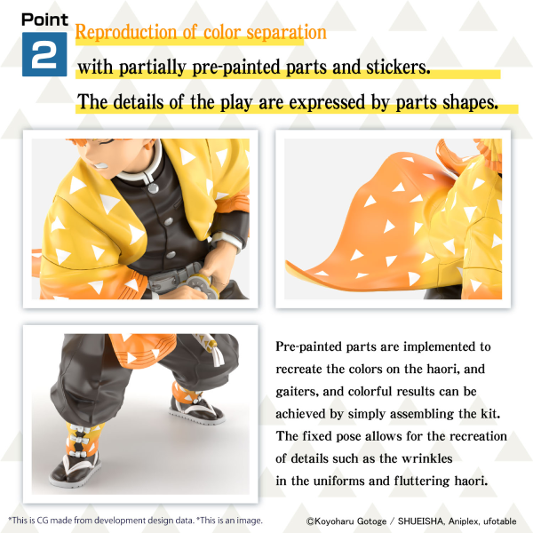 BANDAI Demon Slayer Model Kit AGATSUMA ZENITSU