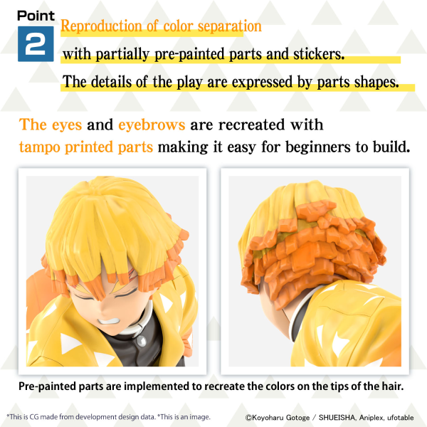 BANDAI Demon Slayer Model Kit AGATSUMA ZENITSU