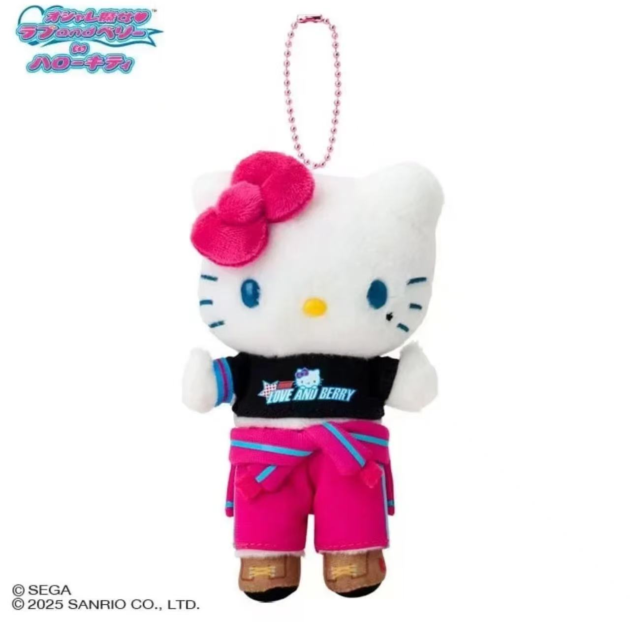 Hello Kitty 时尚魔女黑粉运动服挂件