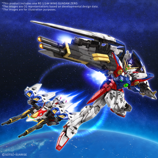[Pre-Order ETA 2025 July to Sep] BANDAI HOBBY RG 1/144 WING GUNDAM ZERO TV