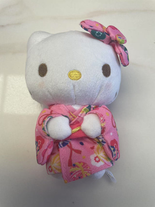 日本SANRIO 地区限定粉色和服Hello kitty挂件