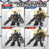 SD GUNDAM CROSS SILHOUETTE UNICORN GUNDAM 02 BANSHEE (DESTROY MODE) & BANSHEE NORN PARTS SET