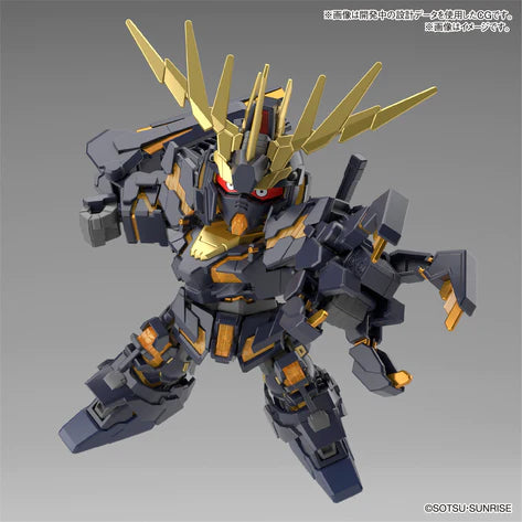 SD GUNDAM CROSS SILHOUETTE UNICORN GUNDAM 02 BANSHEE (DESTROY MODE) & BANSHEE NORN PARTS SET