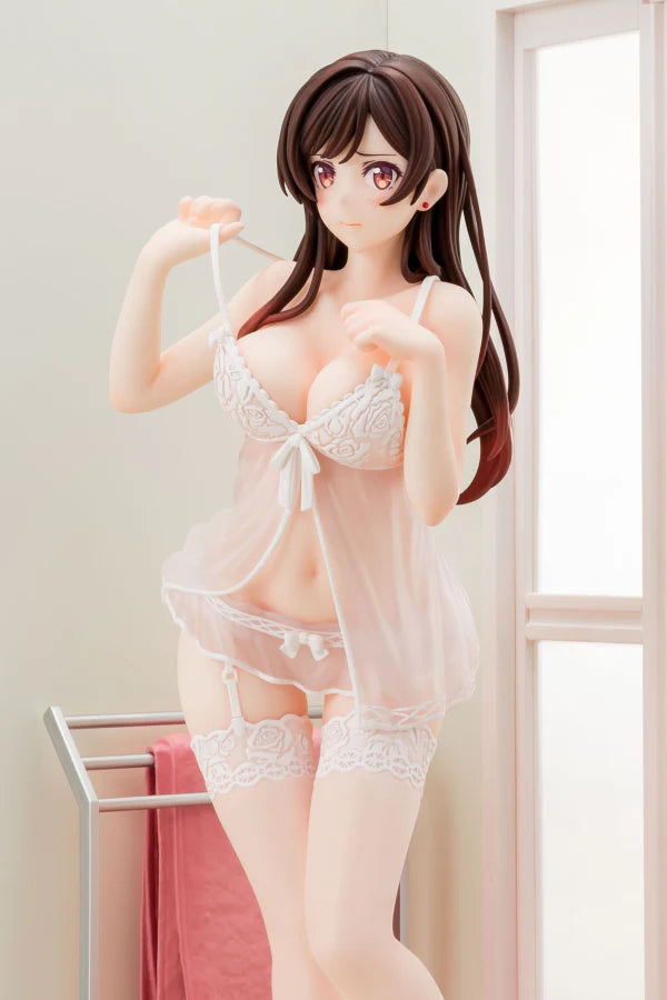 1/6 scaled pre-painted figure Rent-A-Girlfriend MIZUHARA Chizuru in see-through lingerie figure Angel White Ver