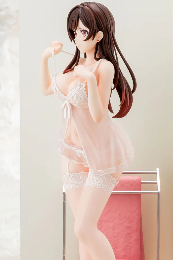 1/6 scaled pre-painted figure Rent-A-Girlfriend MIZUHARA Chizuru in see-through lingerie figure Angel White Ver