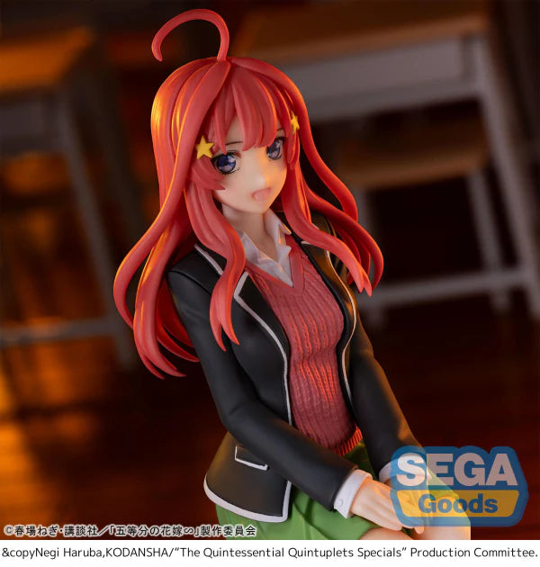 SEGA "The Quintessential Quintuplets Specials" PM Perching Figure "Itsuki Nakano"