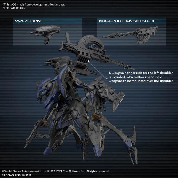 30MM ARMORED CORE VI FIRES OF RUBICON SCHNEIDER NACHTREIHER/40E STEEL HAZE