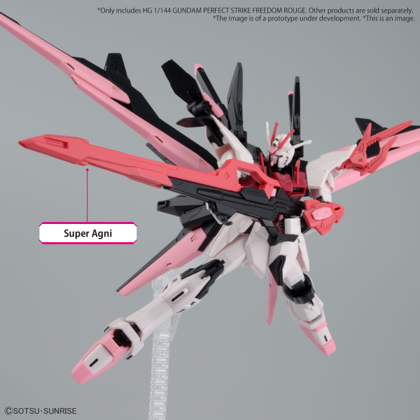 BANDAI HG 1/144 GUNDAM PERFECT STRIKE FREEDOM ROUGE