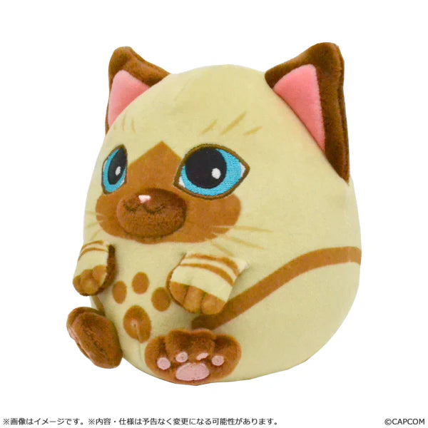 Toy - Monster Hunter Fluffy Eggshaped Plush Mini Felyne