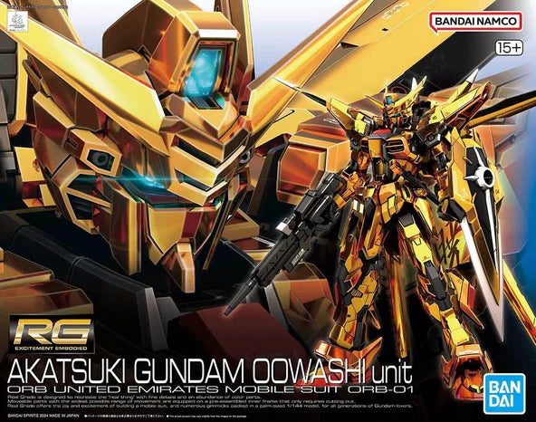 RG - Bandai - ORB-01 Akatsuki Gundam (Oowashi Unit)