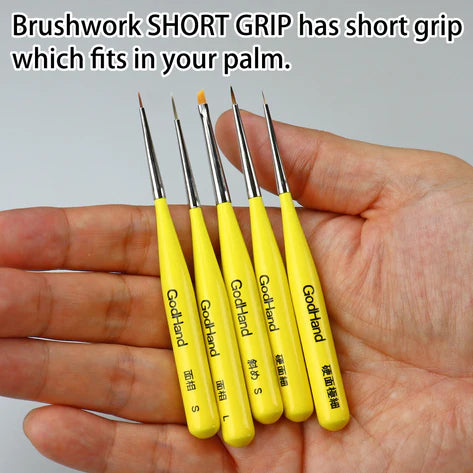GODHAND BRUSHWORK SHORTGRIP SHARP POINT FINE (GH-EBRSYP-KH)