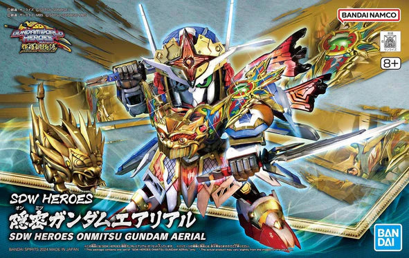 [Pre-Order\ETA Q2 2024] BANDAI SDW HEROES ONMITSU GUNDAM AERIAL