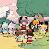 Pop Mart POP MART DIMOO WORLD × DISNEY series-vinyl plush keychain blind box\open box