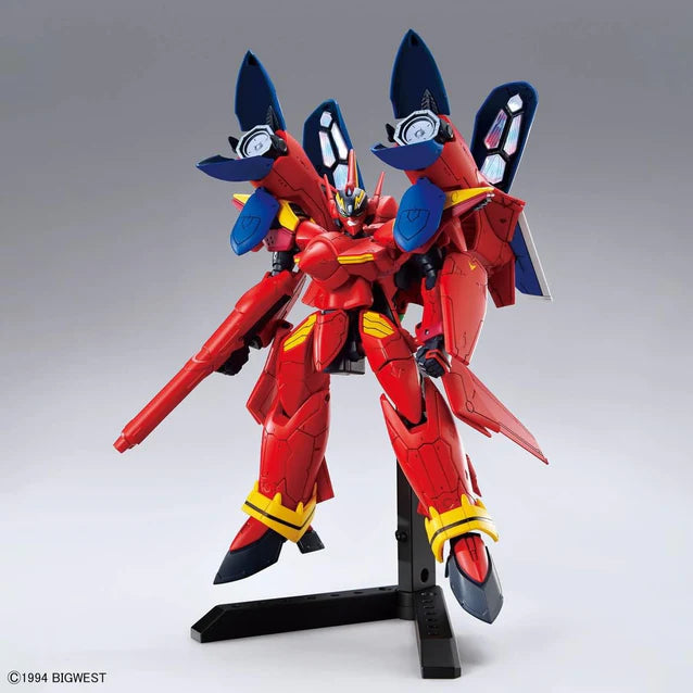 HIGH GRADE (HG) MACROSS 7 1/100 VF-19 CUSTOM FIRE VALKYRIE WITH SOUND BOOSTER