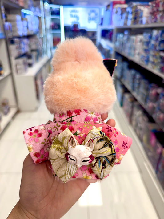 labubu doll clothes-pink kimono