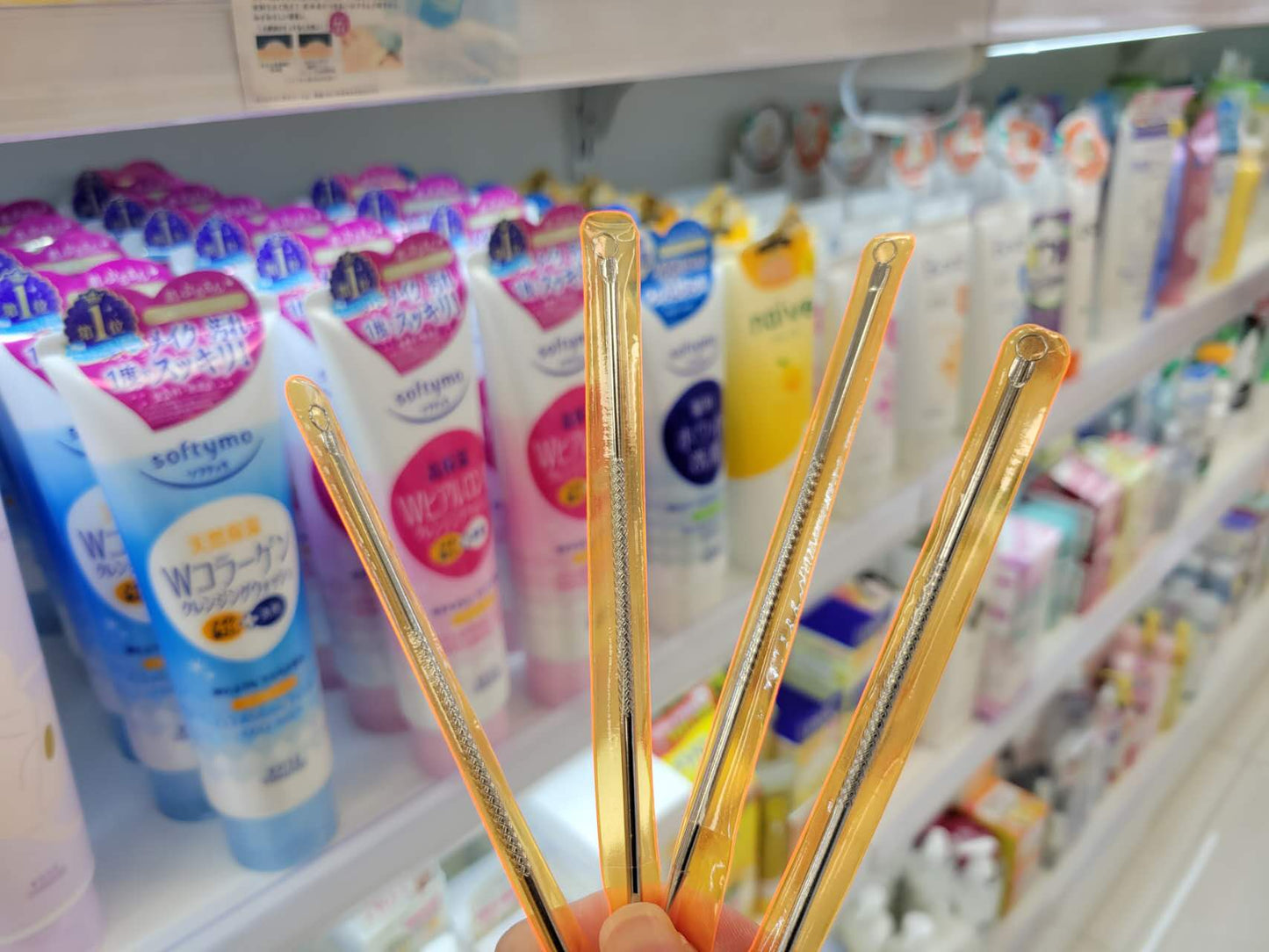 Domestic acne needle