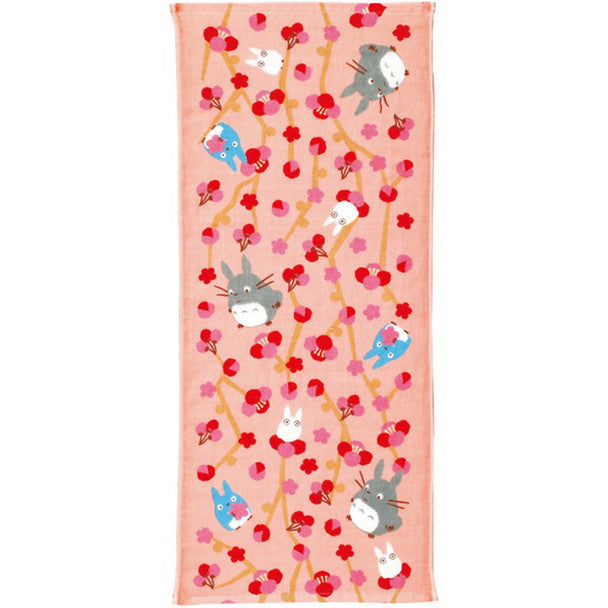 Japan Marushin My Neighbor Totoro Flower Plum Imabari Gauze Face Towel 
