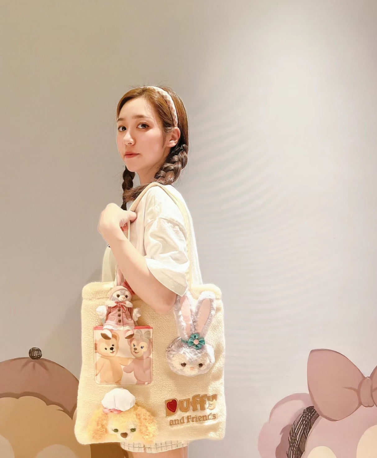 上迪星黛露饼饼达菲家族托特包