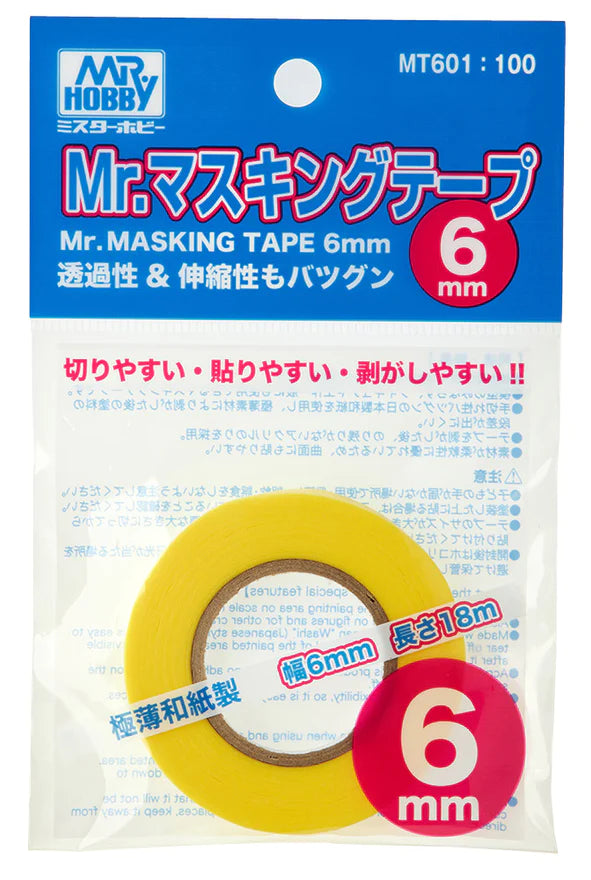 MR.MASKING TAPE 6MM (MT601)