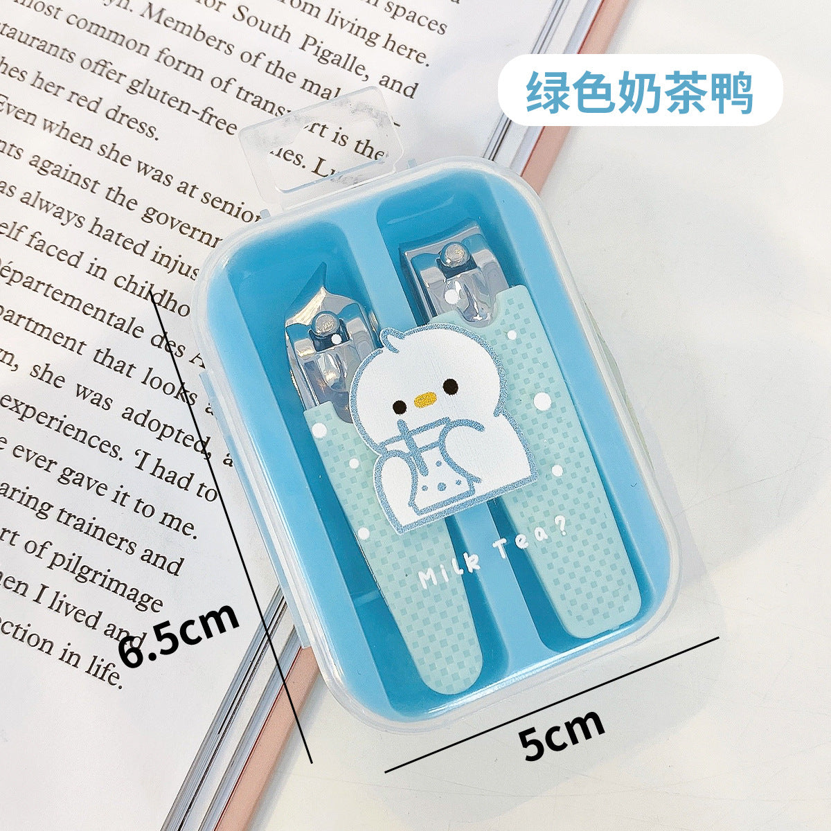 Domestic cartoon transparent nail two-piece set - multiple options to choose from