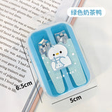 Domestic cartoon transparent nail two-piece set - multiple options to choose from