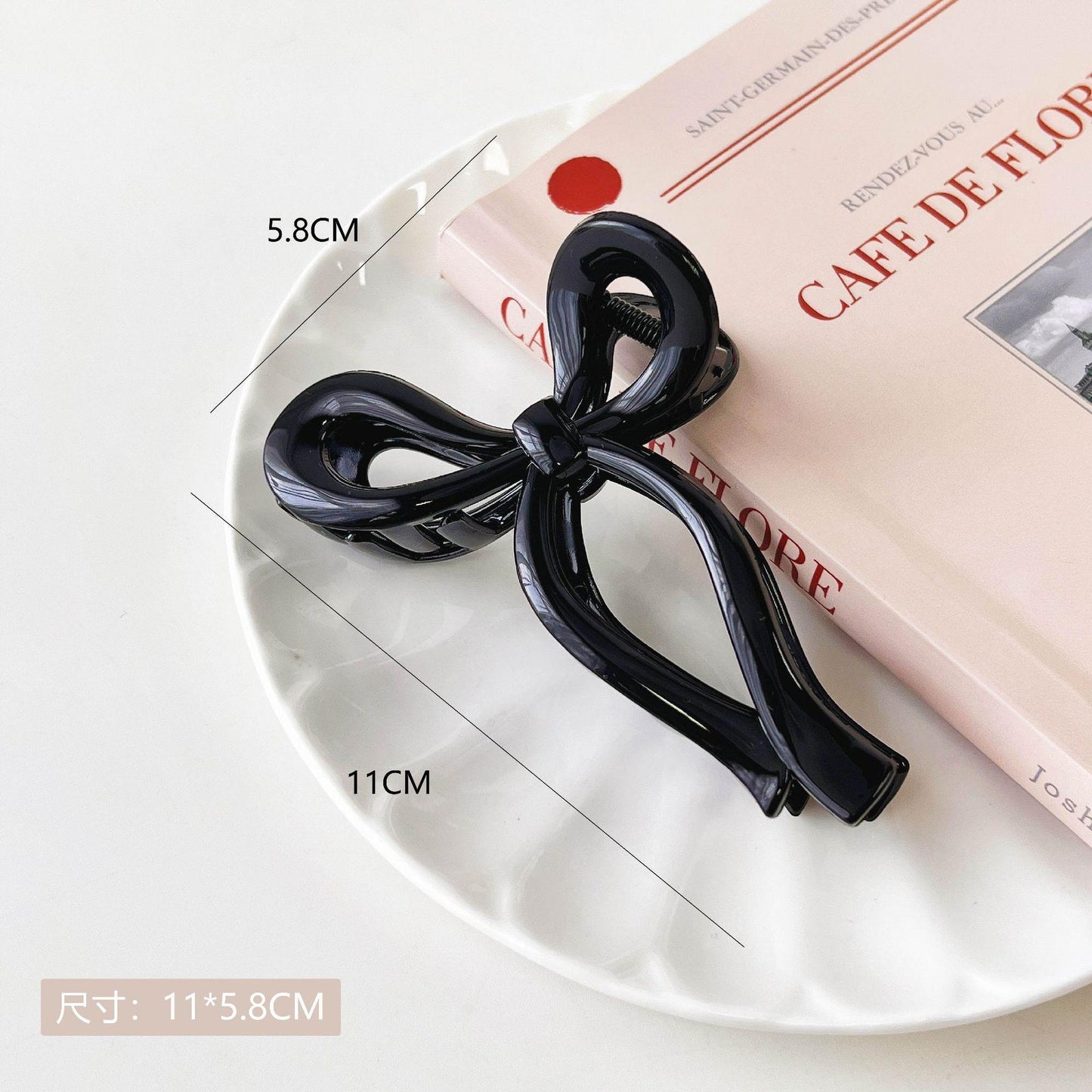 Domestic bow-shaped shark clip--multiple styles to choose from