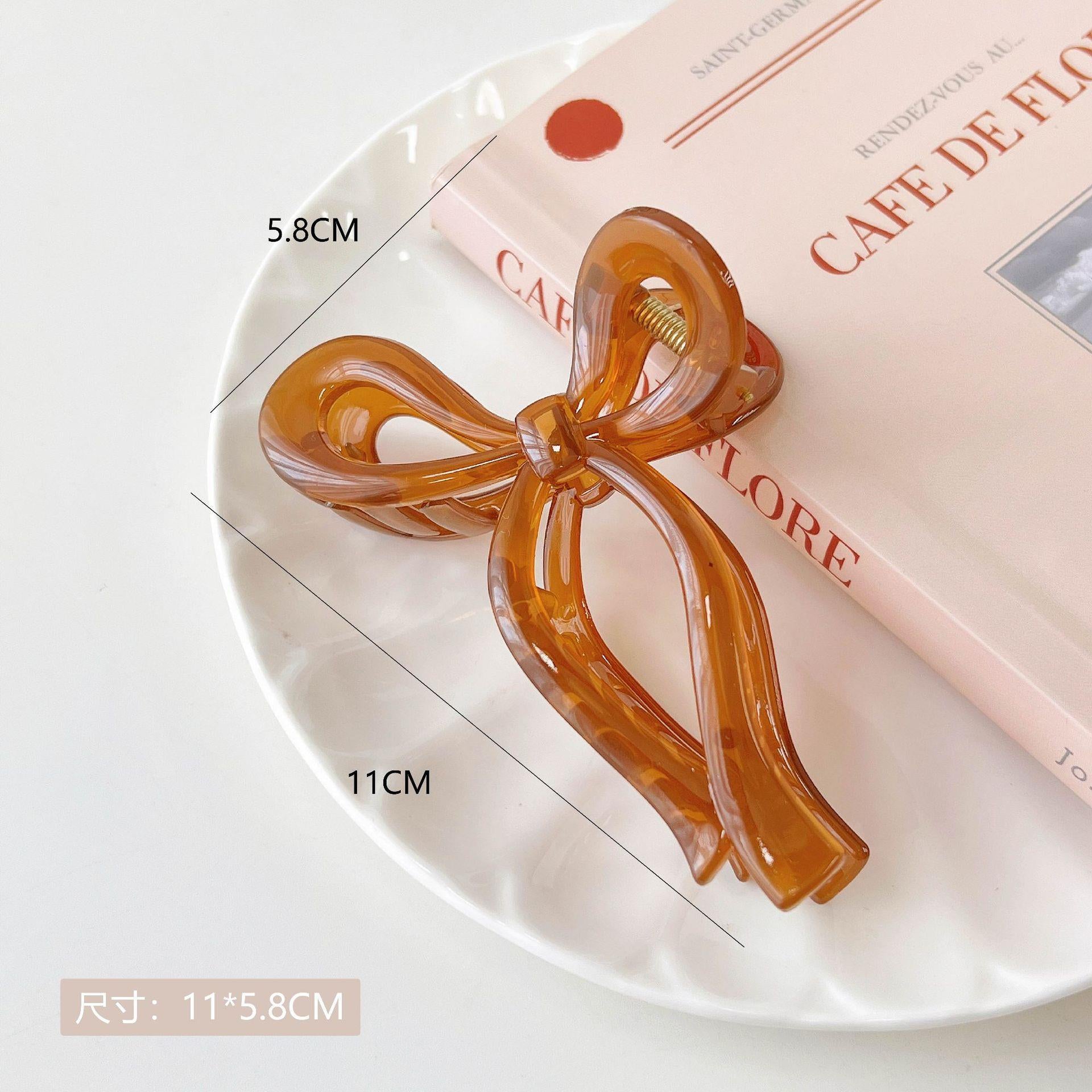 Domestic bow-shaped shark clip--multiple styles to choose from