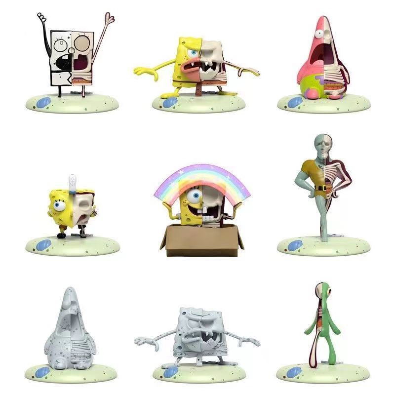 MIGHTY JAXX JASON FREENY x Spongebob Expression Pack Series Blind Box Figure