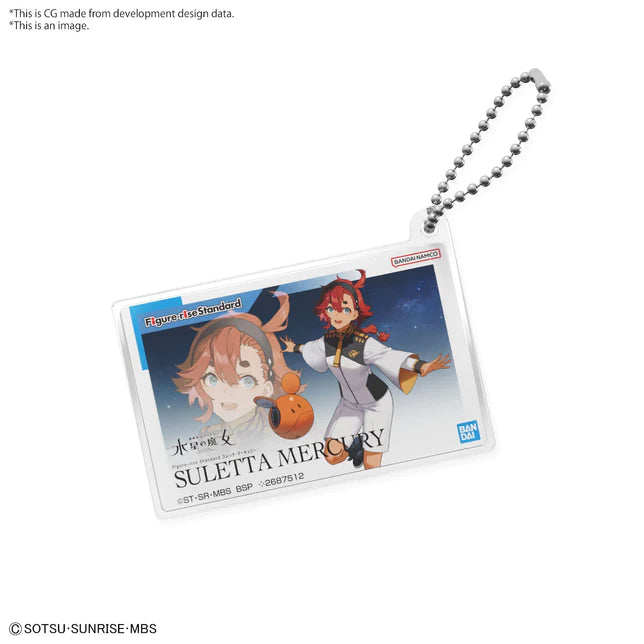 GUNPLA PACKAGE ART ACRYLIC BALL CHAIN (SULETTA X4 MIORINE X4 AERIAL x2 AERIAL REBUILD x2)(blind box)