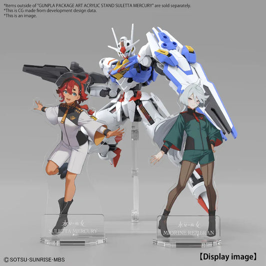 Gunpla Package Art Acrylic Stand Suletta & Miorine (Single Random)(blind box)