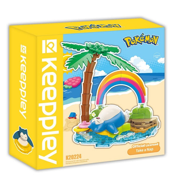 KEEPPLEY Pokémon Beach Series Building Blocks - Various types to choose from