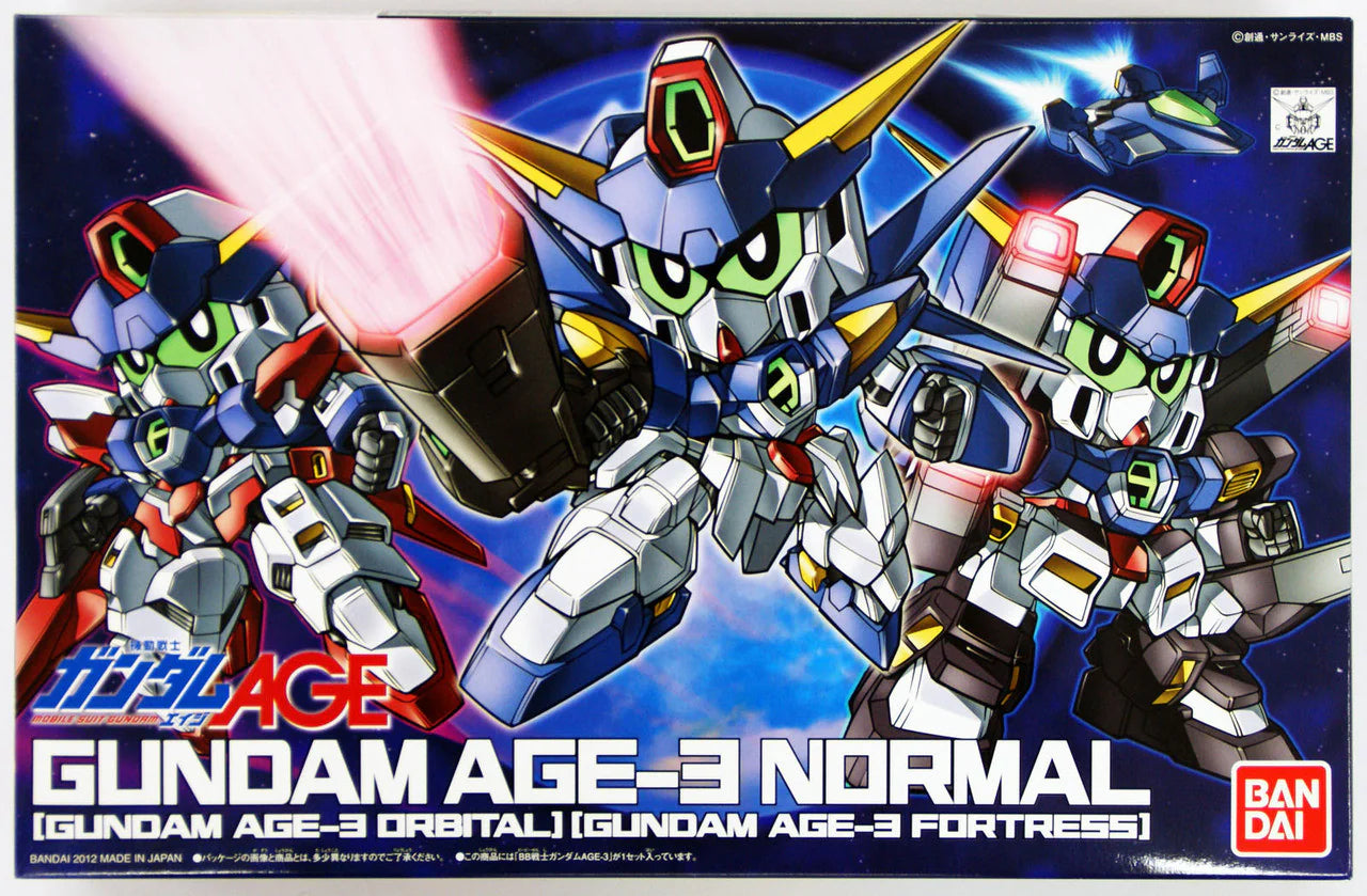 BB - BANDAI - Gundam AGE-3 Normal/Orbital/Fortress