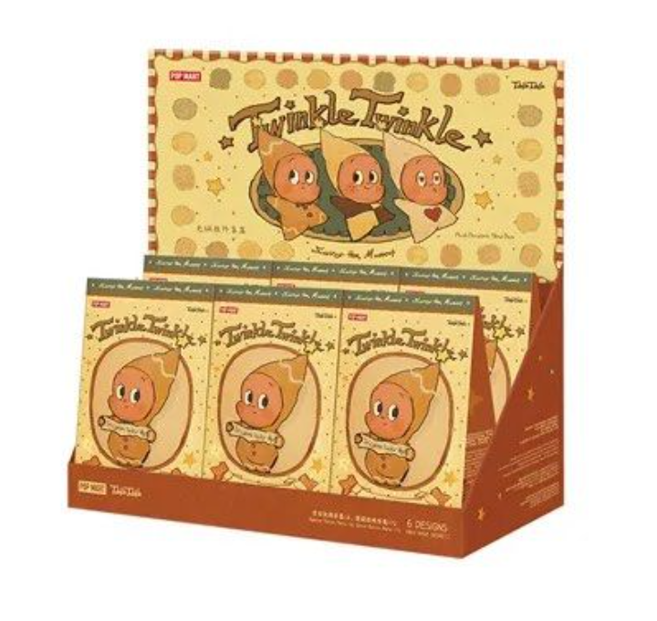 POP MART 星星人美味时刻系列-现烤小饼干毛绒挂件盲盒/明盒