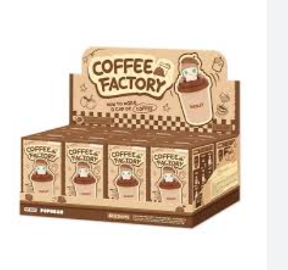 POP MART泡泡萌粒咖啡工厂系列蜡烛香氛盲盒