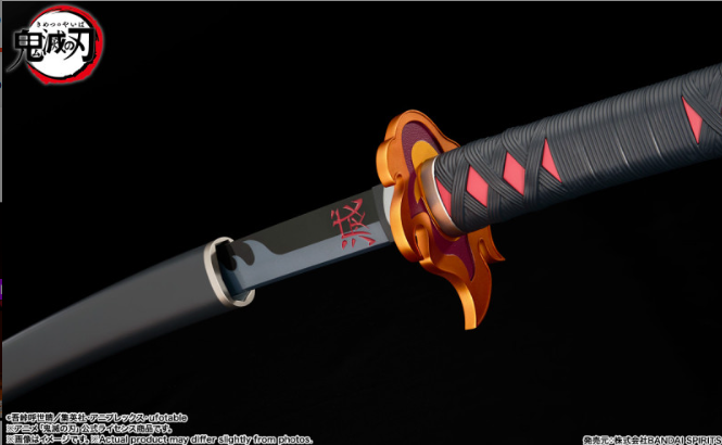 NICHIRIN SWORD (TANJNATIONS PROPLICA IRO KAMADO) KYOJURO RENGOKU’S SWORD GUARD ver. "Demon Slayer: Kimetsu no Yaiba"