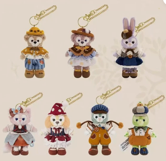 上海迪士尼2025万圣节系列达菲家族挂件-（多款可选）