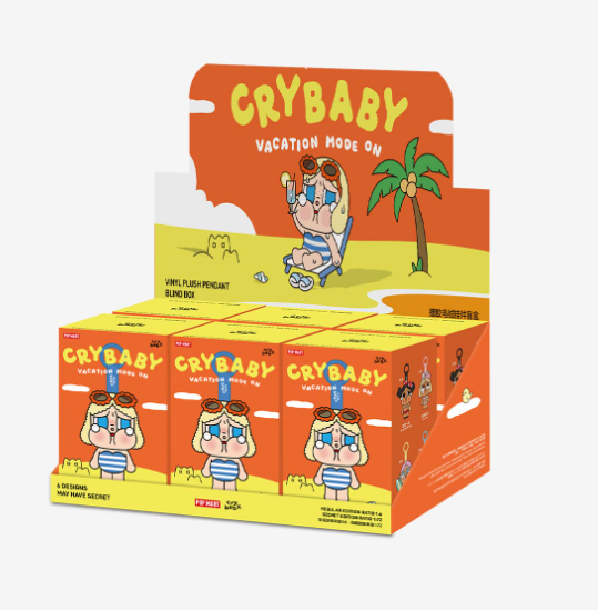 POP MART CRYBABY Vacation Mode On Series-盲盒/明盒